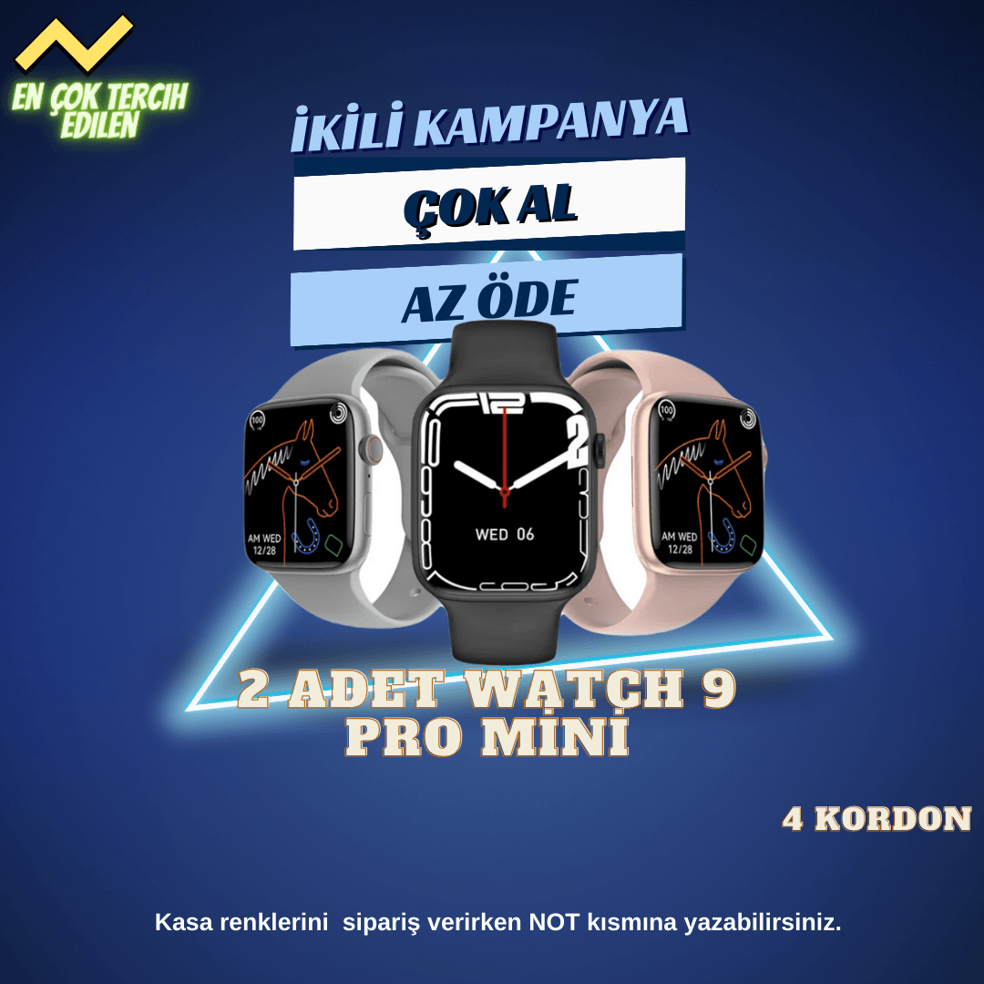 İkili Paket- Watch 9 pro Mini