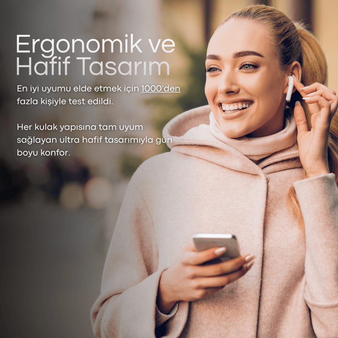 Air 4.Nesil ANC Premium Bluetooth Kulaklık 2025 Özel Seri  (Şeffaf kılıf hediye) Geliştirilmiş Mikrofon  ve Ses kalitesi