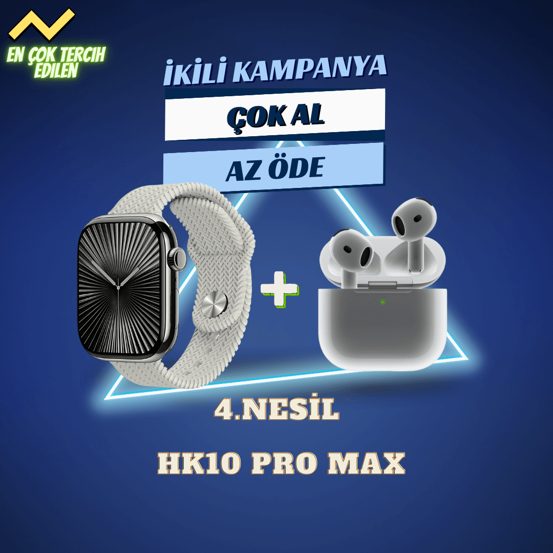 Watch HK10 Pro Max + Air 4.nesil