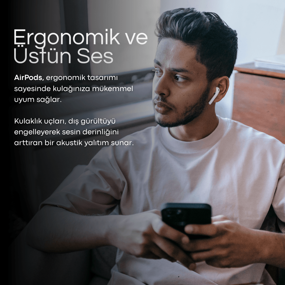 Dokunmatik Ekranlı Air Pro 2 ANC Bluetooth Kulaklık