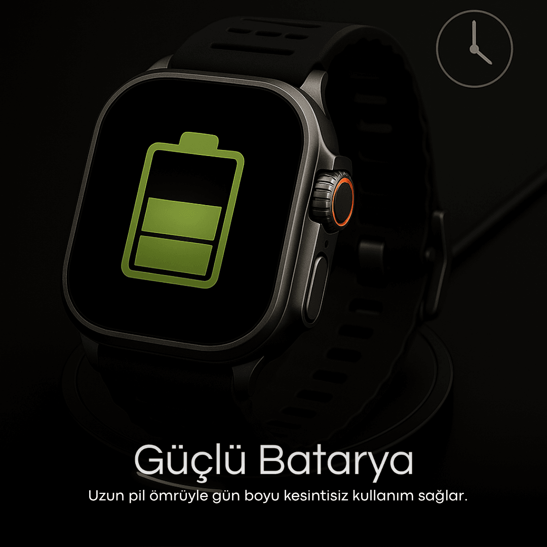 Watch HK28 Ultra -Amoled Ekran 2 kordon -47mm