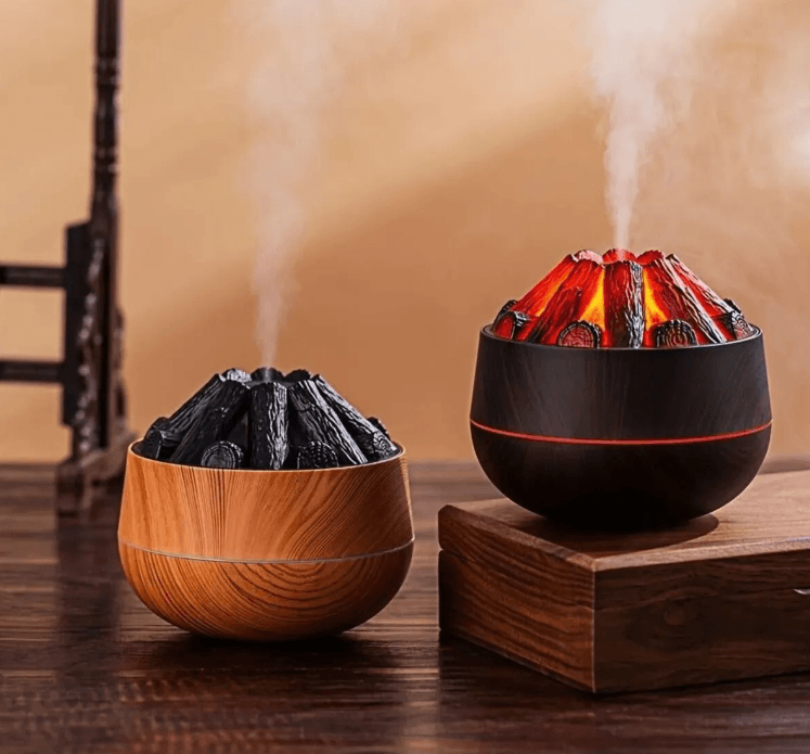 Ultrasonik Hava Nemlendirici Aroma Difüzörü Led Işıklı 300ml Buhar Makinesi Koku Yayıcı