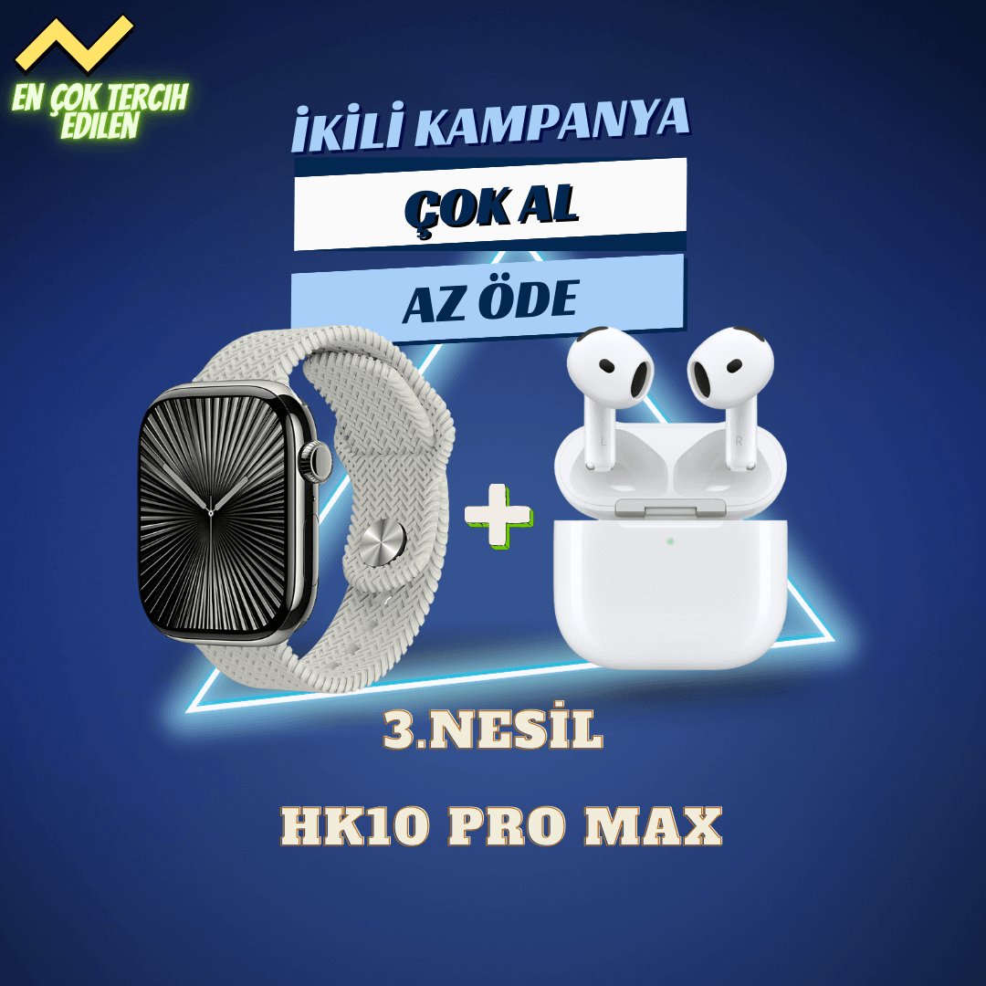 Watch HK10 Pro Max + Air 3.nesil