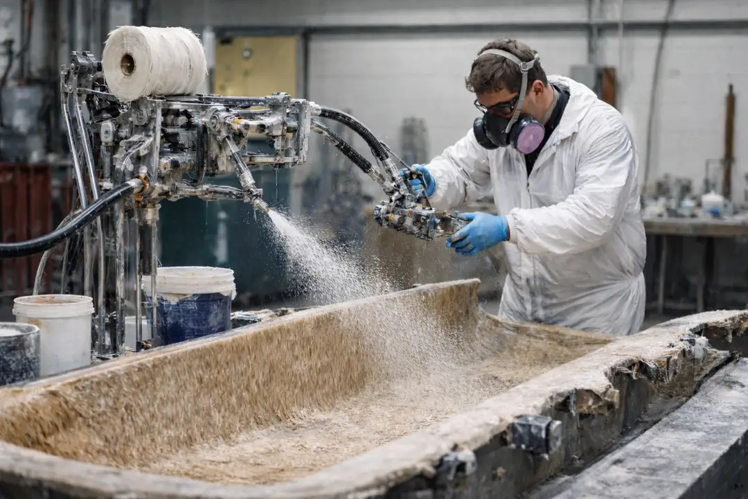 Spray up yöntemi üretim şekli