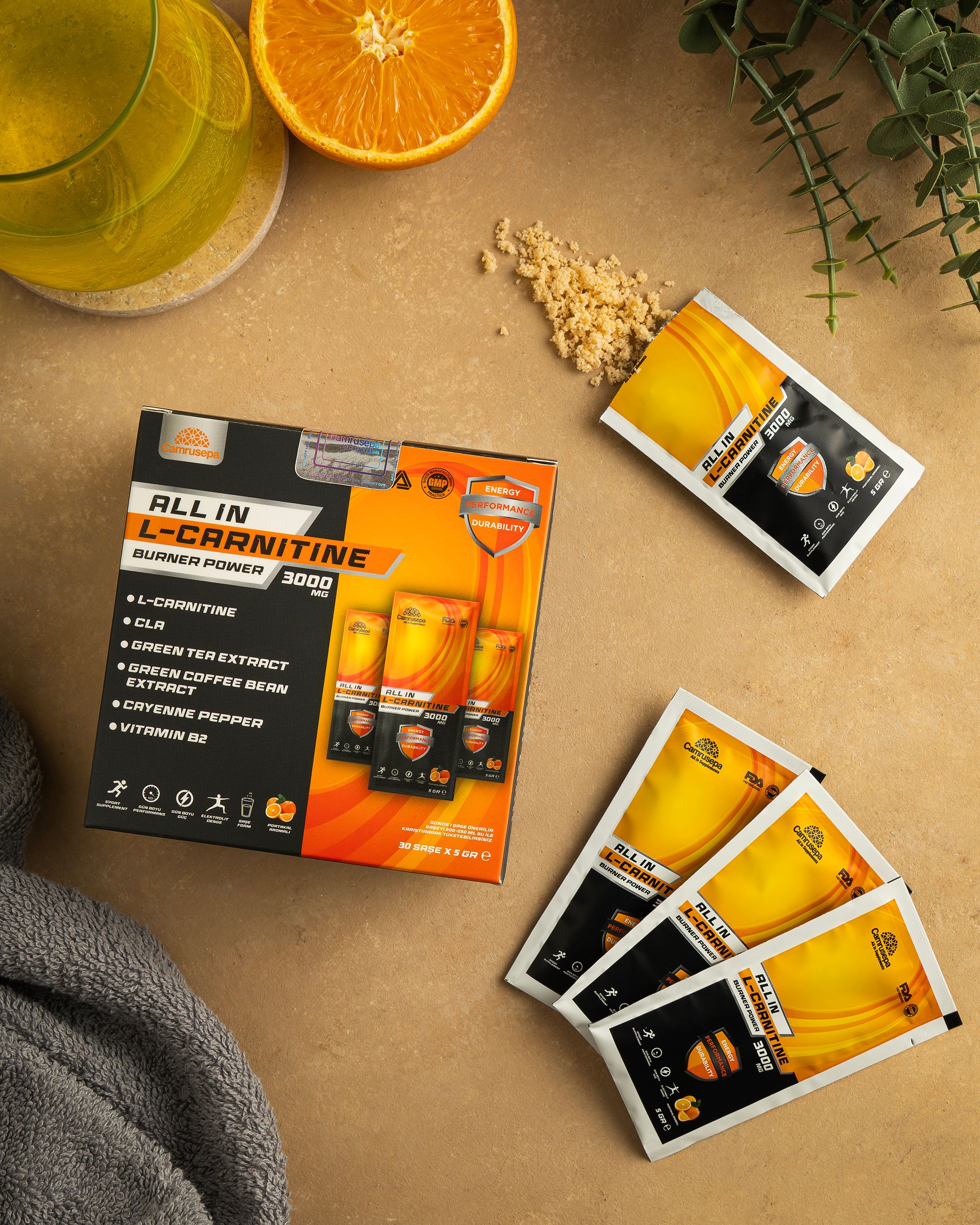 Camrusepa All In L-Carnitine Burner Power