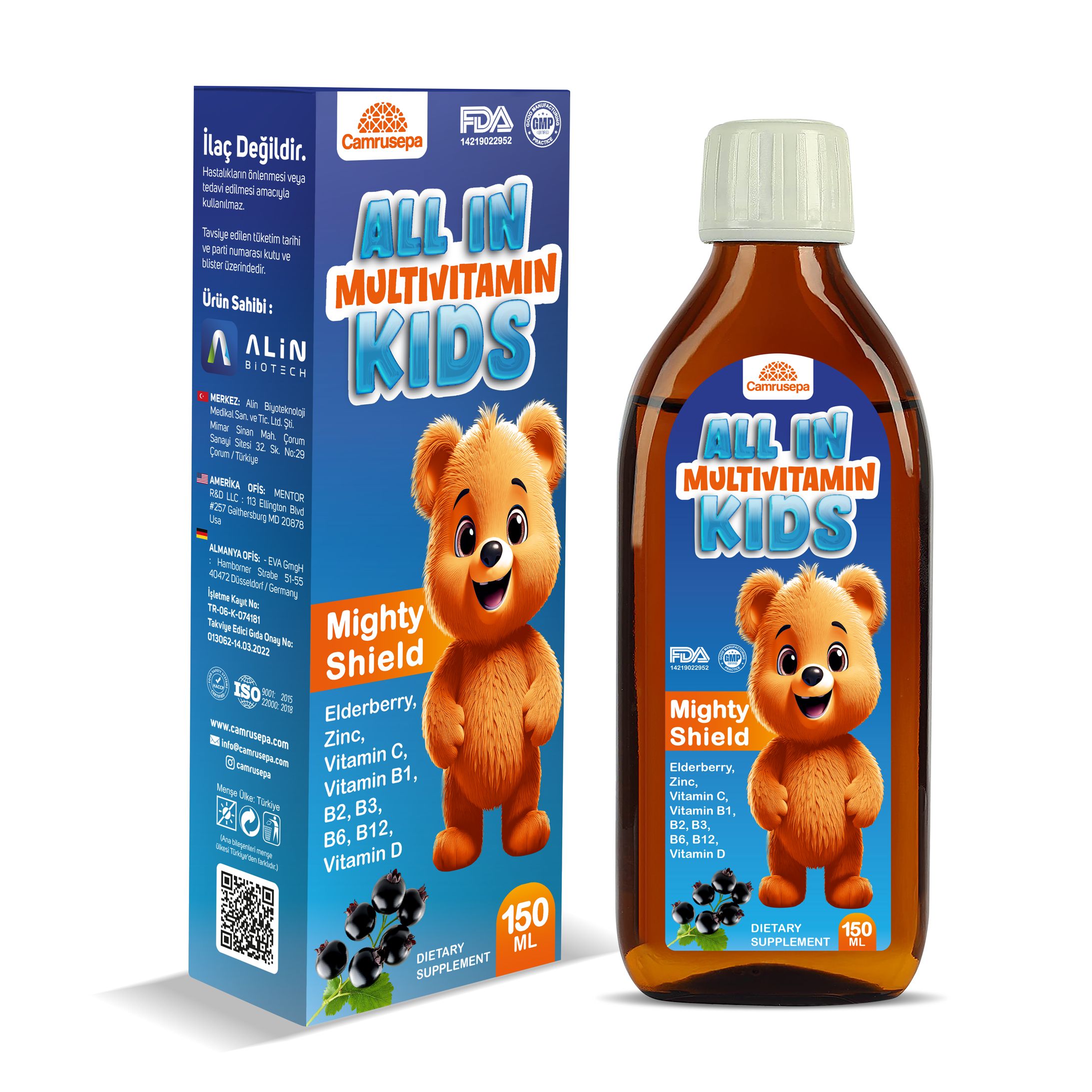 Camrusepa Multivitamin Kids Şurup