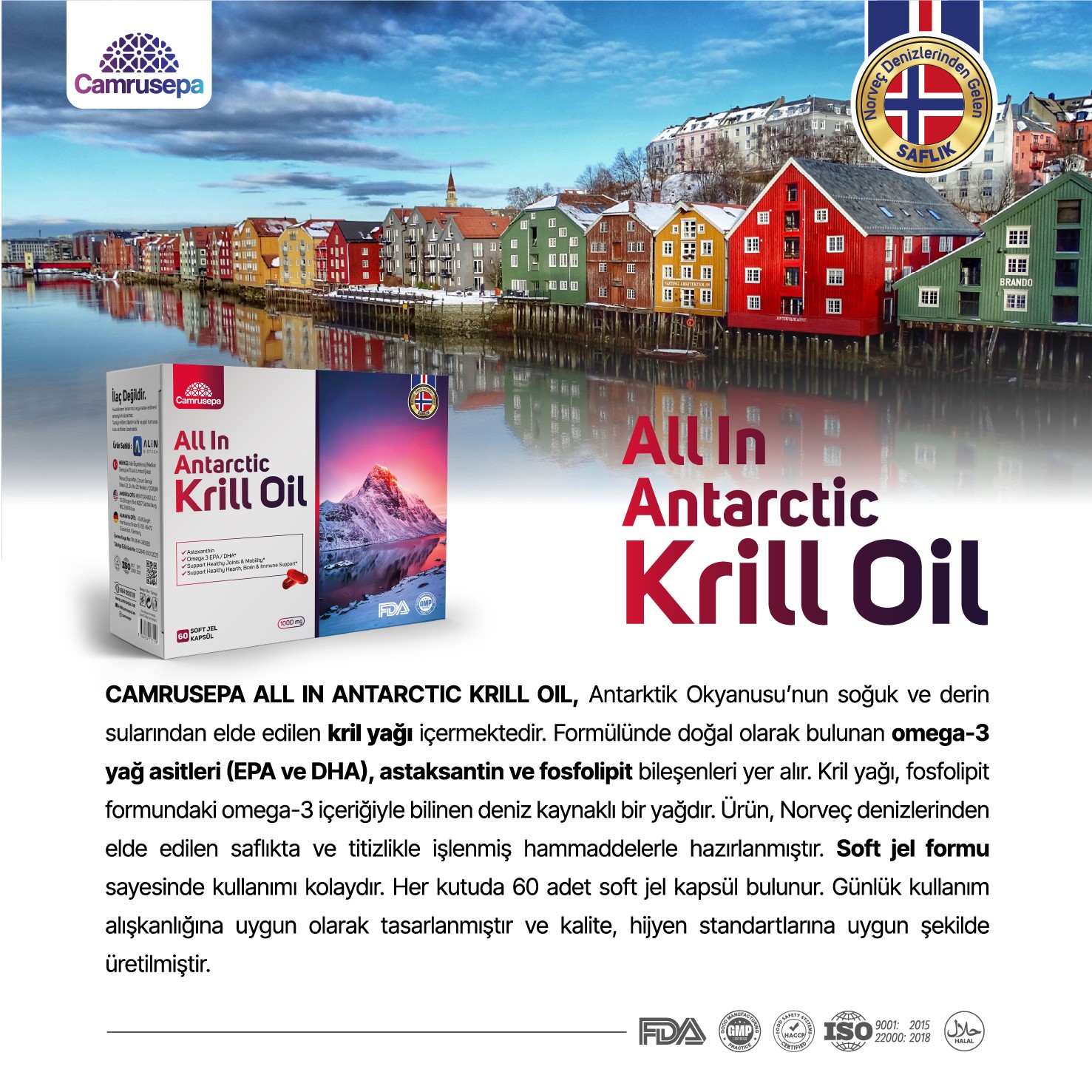 Camrusepa All In Antarctic Kril Oil