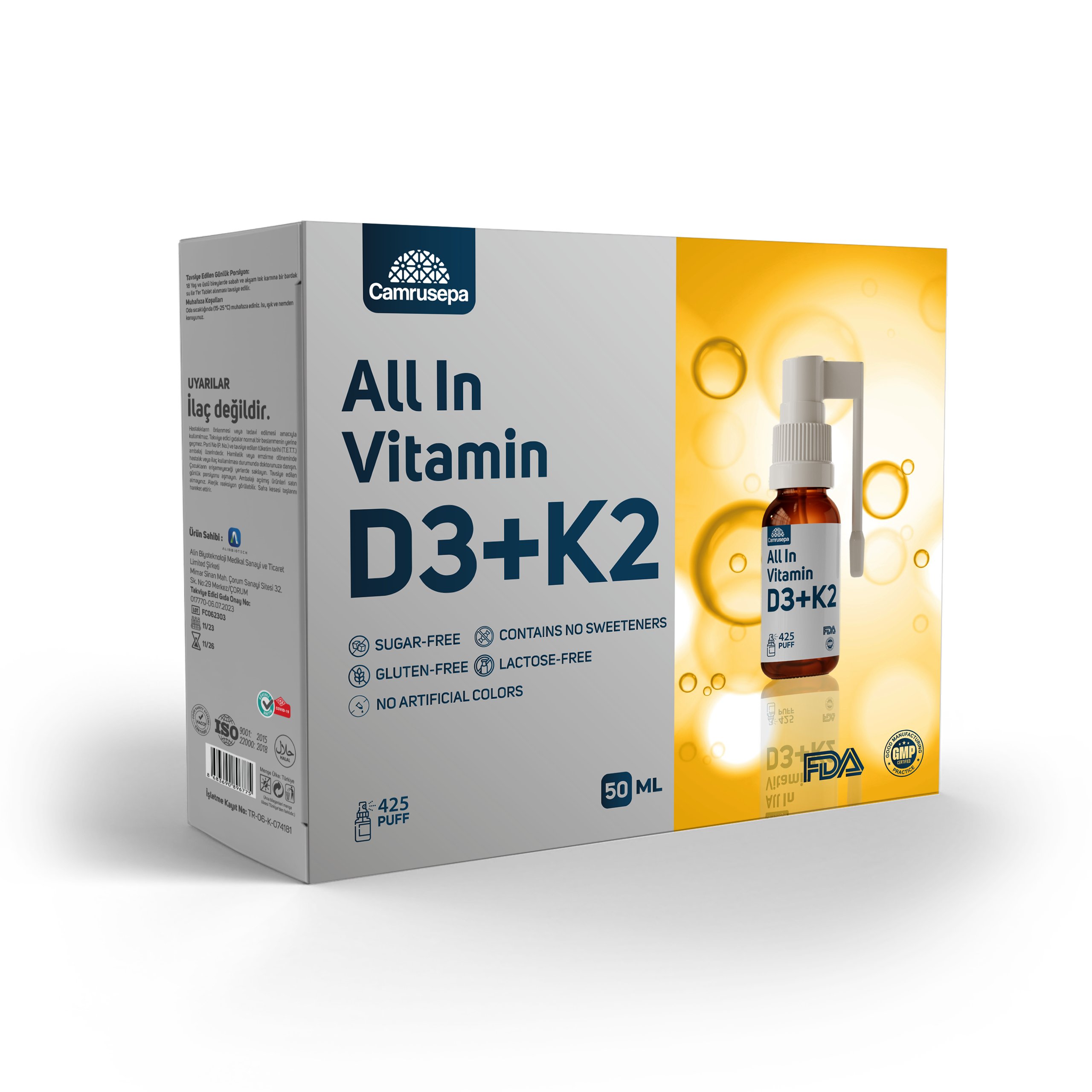 Camrusepa All In D3+K2 Vitamini