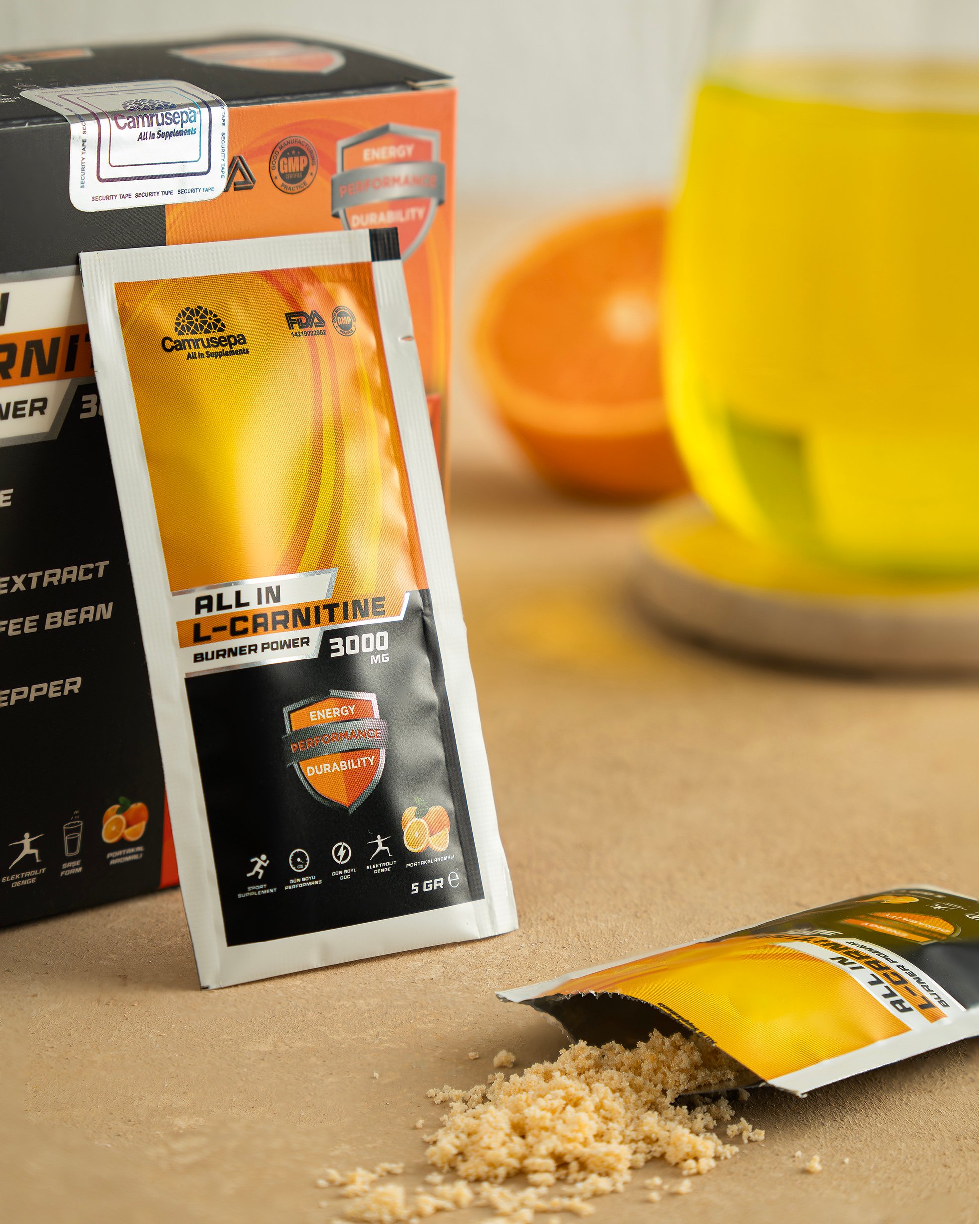Camrusepa All In L-Carnitine Burner Power