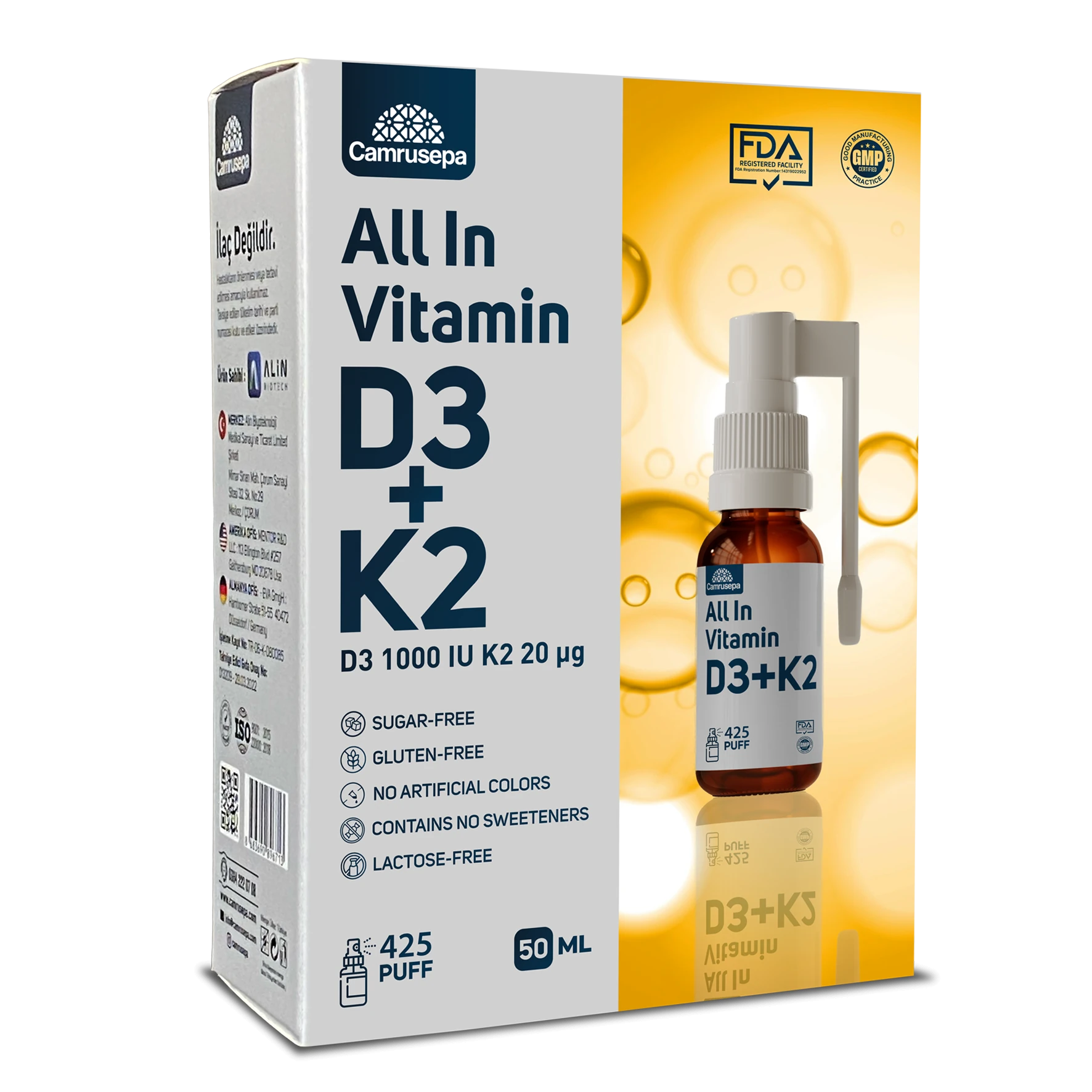 Camrusepa All In D3+K2 Vitamini