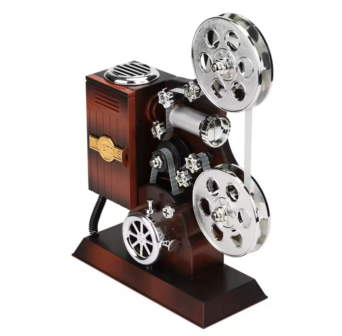 SİNEMA PROJEKSIYON TASARIMLI NOSTALJI DEKORATİF MÜZİK KUTUSU RETRO HEDİYELİK 