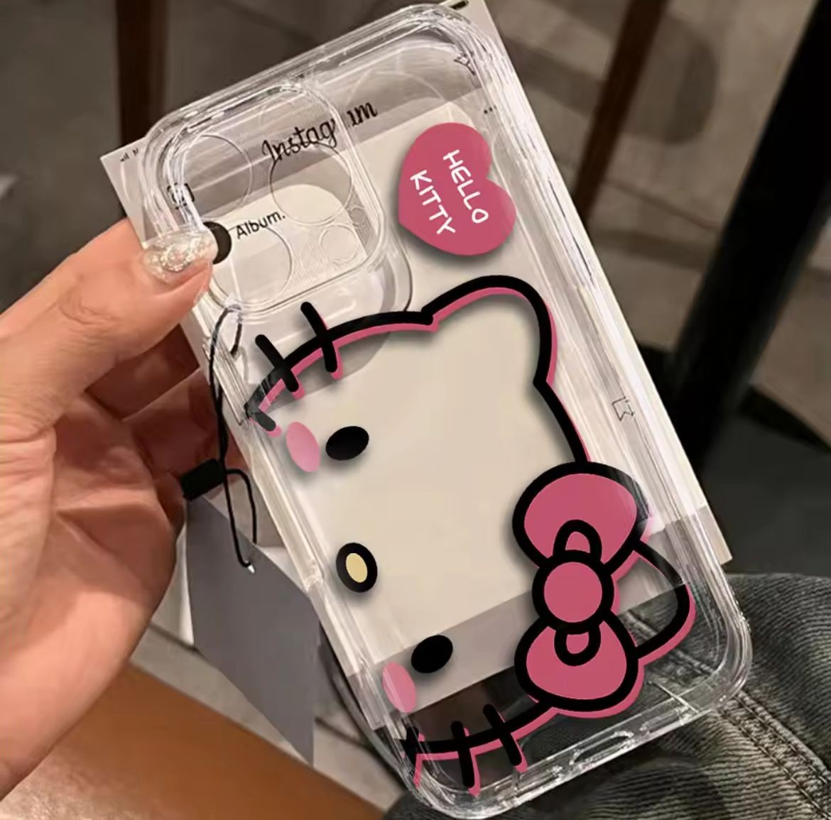 KİTTY 7 BASKILI ŞEFFAF TPU KORUYUCU KILIFLAR 