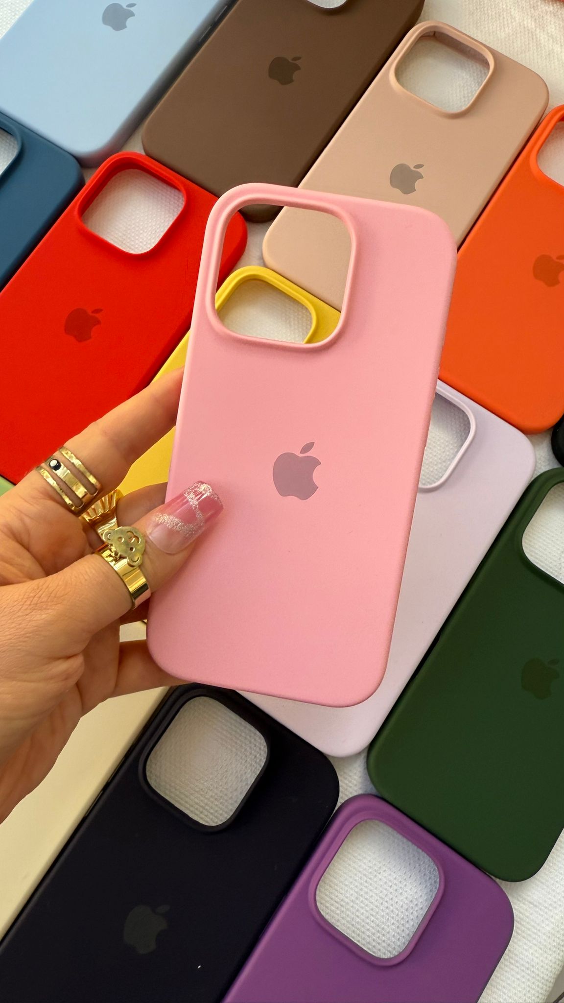 Şeker Pembe Exclusive Silinebilir Toz Kir Parmak İzi Tutmayan Lansman Deluxe Yüksek Dayanıklı Lansman Kılıflar