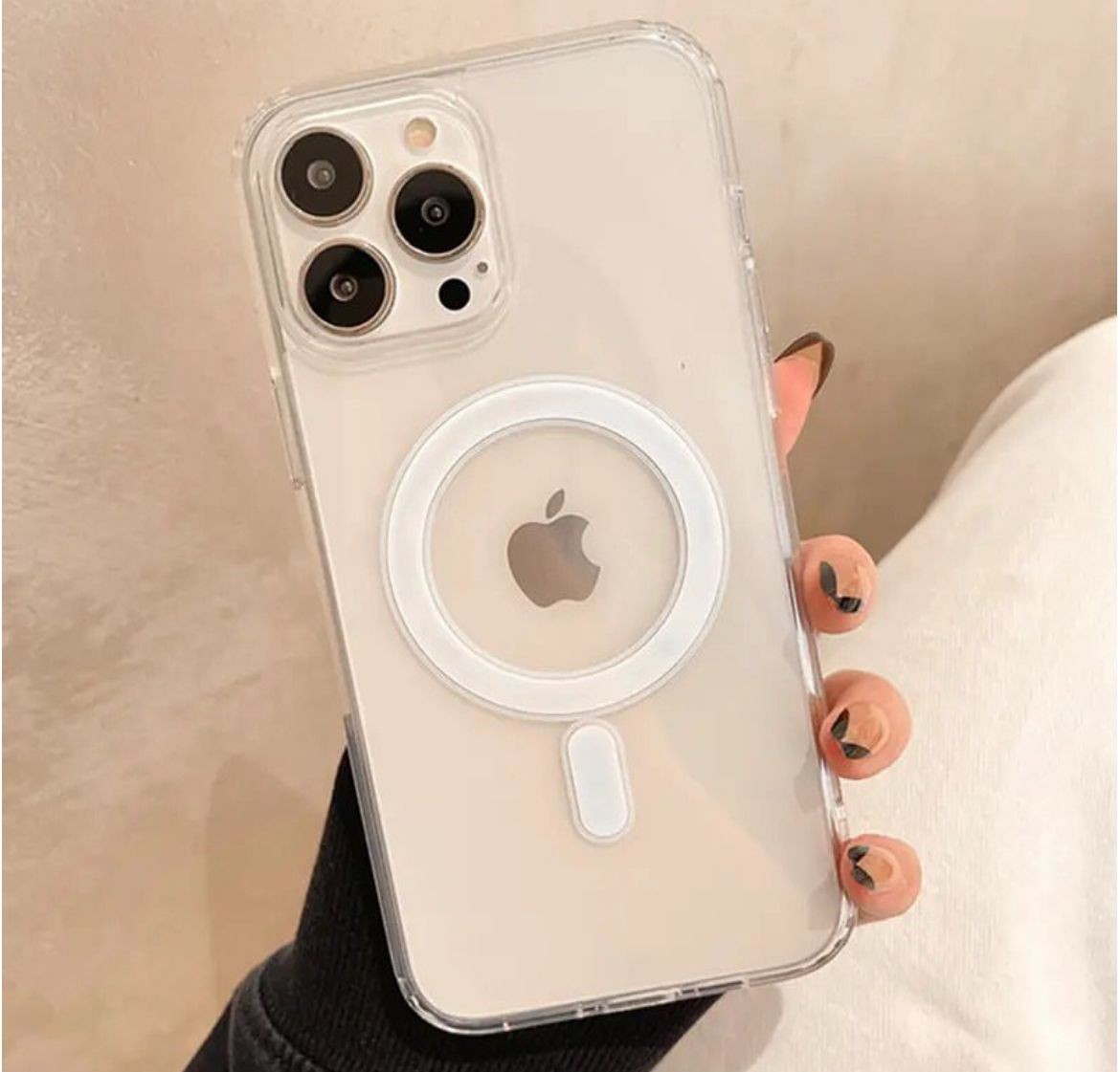 ŞEFFAF MAGSAFE SARJ ÖZELLİKLİ TPU KILIFLAR 