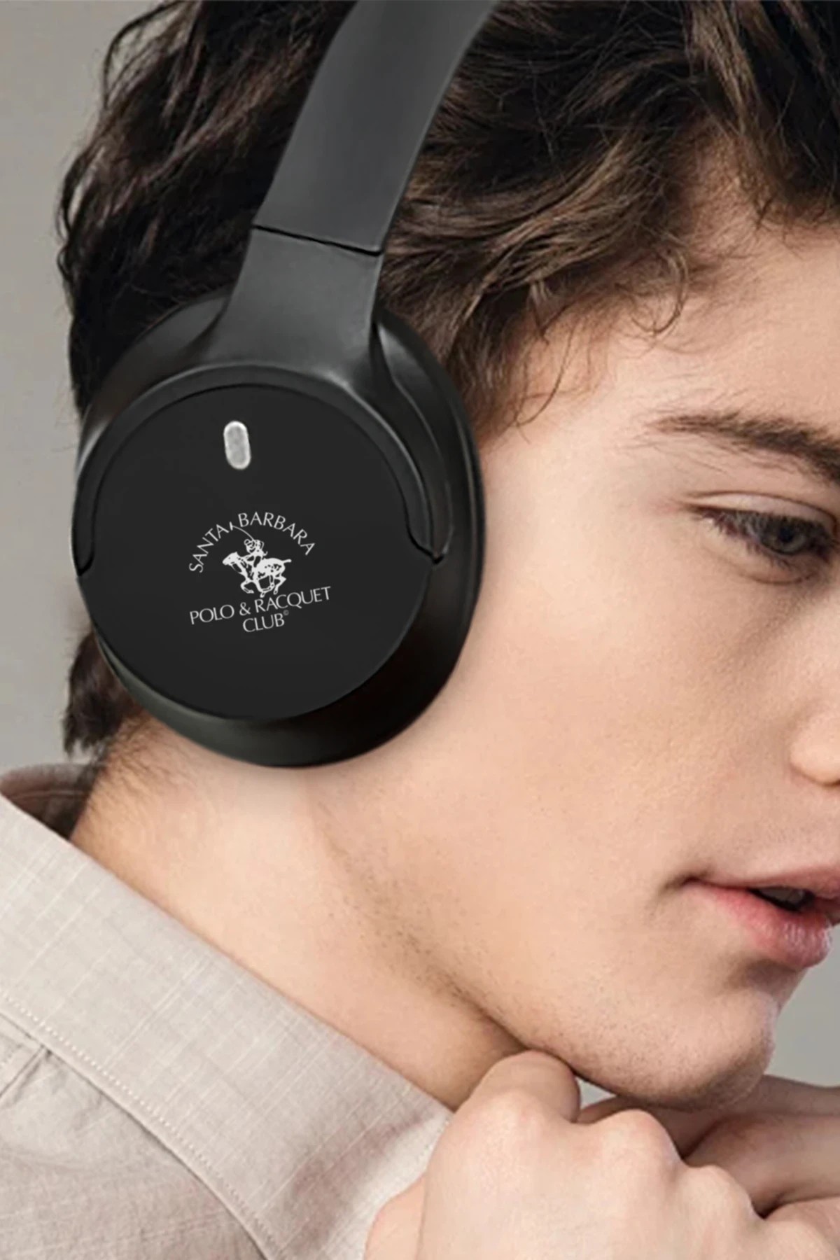 Santa Barbara Polo Racquet Club Barnett Kafaüstü Bluetooth Kulaklık - Siyah