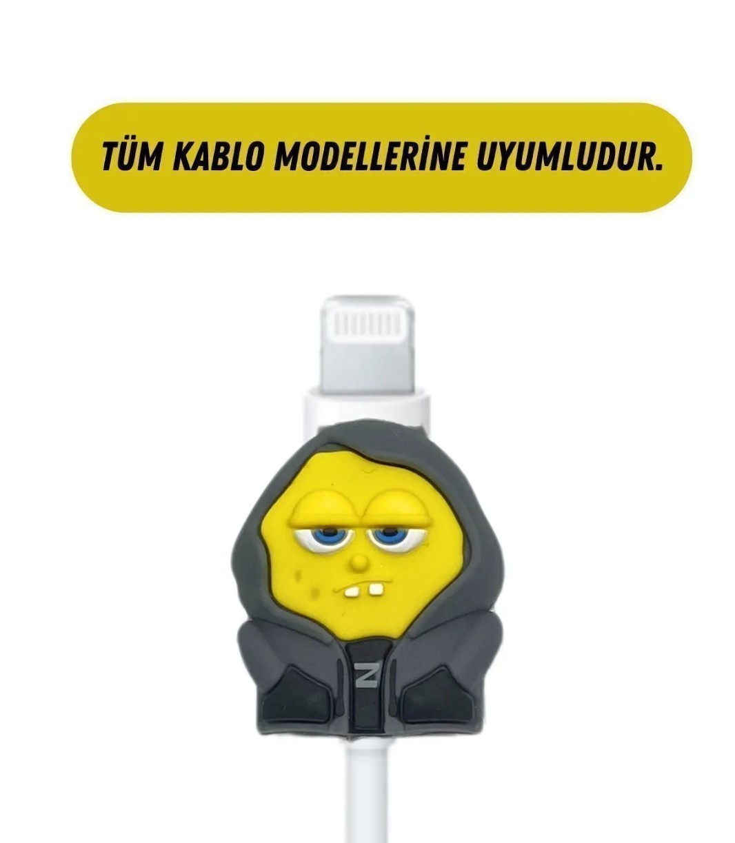 SPONGE BOB KABLO UCU KORUYUCU 