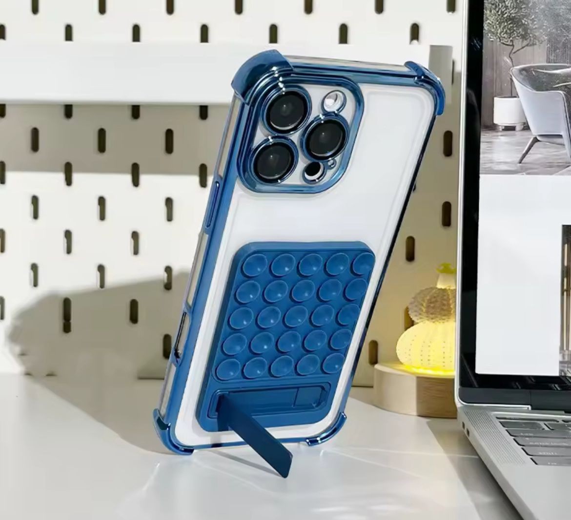 Standlı Stıcker Vantuz Telefon Tutucu Kolay Kullanım