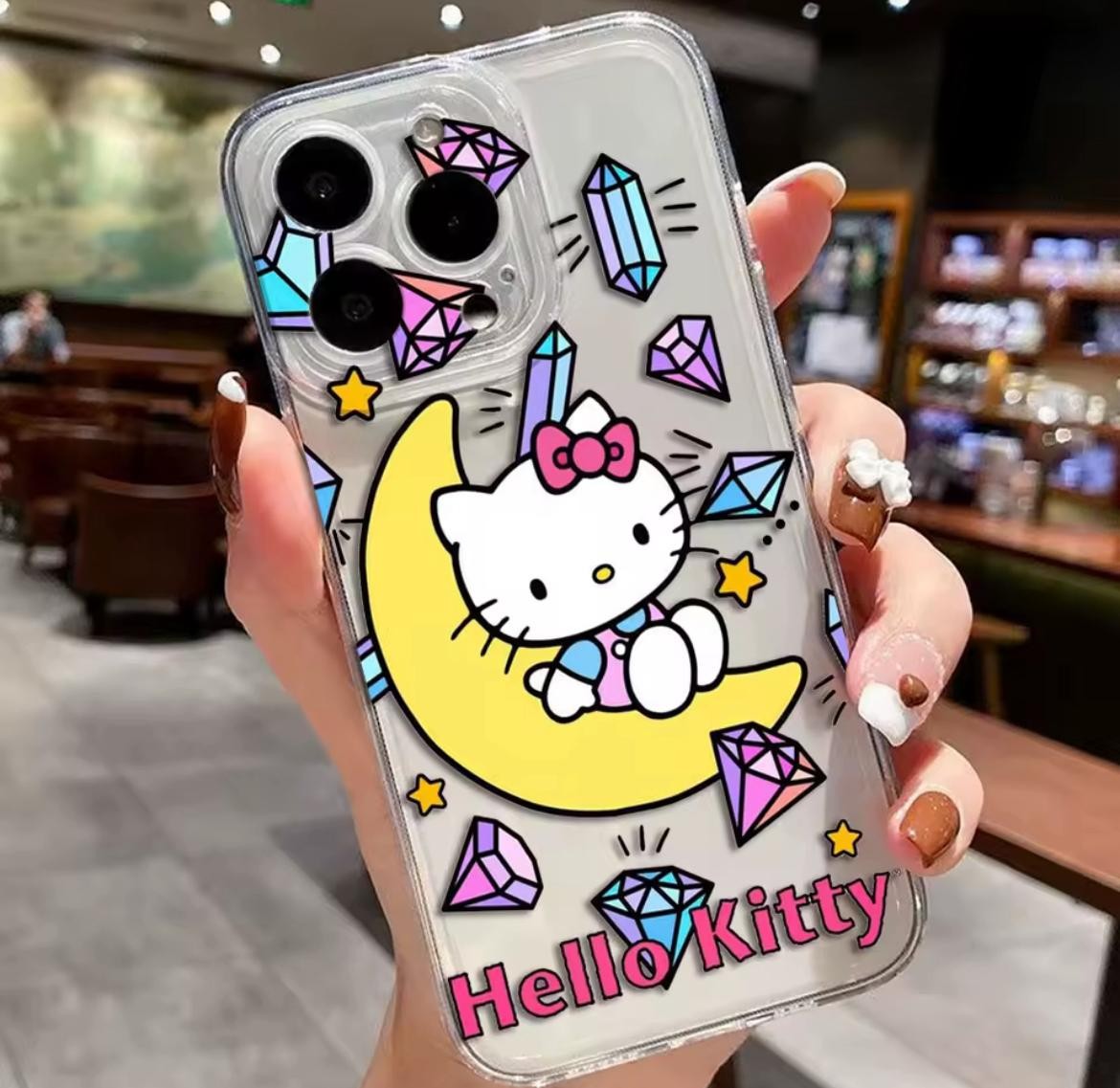 KİTTY 16 BASKILI ŞEFFAF TPU KORUYUCU KILIFLAR 