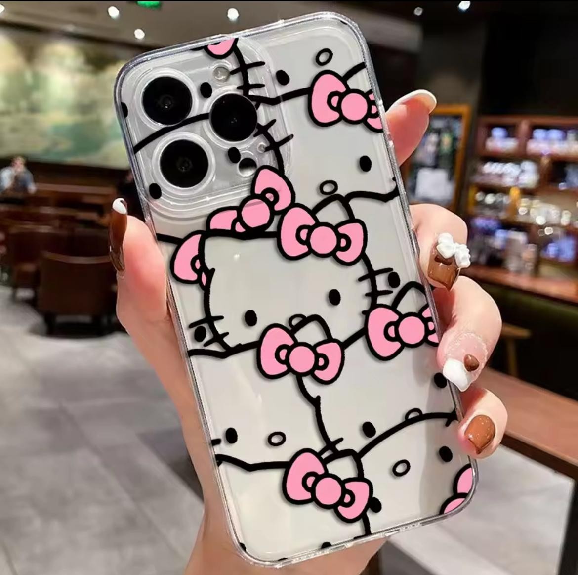 KİTTY 12 ŞEFFAF BASKILI TPU KILIFLAR 