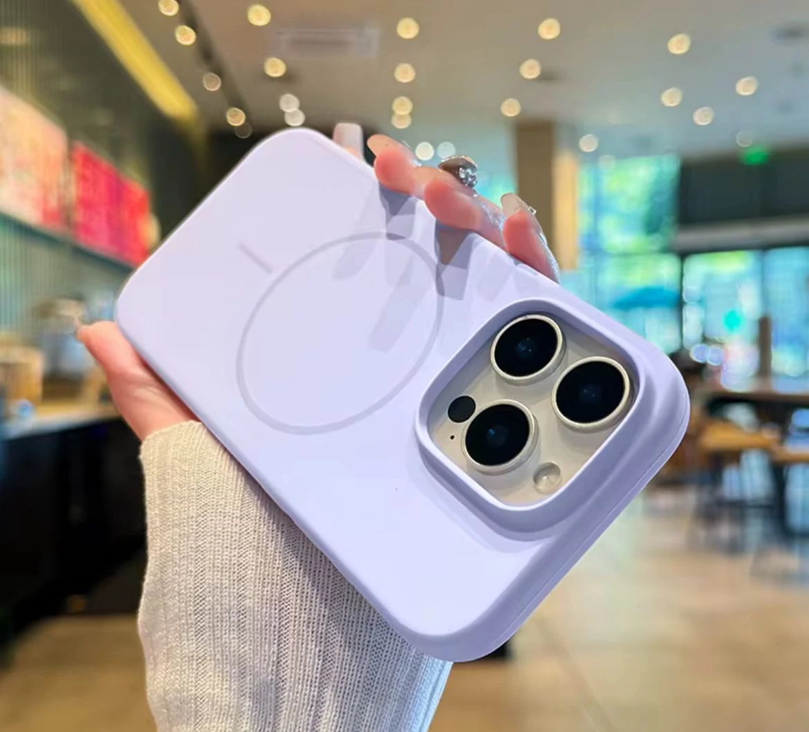 Deluxe Mat Silinebilir IC Magsafe Kamera Çıkıntılı Lansman Kılıflar 