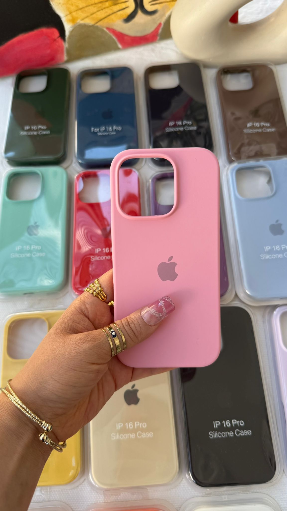 Şeker Pembe Exclusive Silinebilir Toz Kir Parmak İzi Tutmayan Lansman Deluxe Yüksek Dayanıklı Lansman Kılıflar