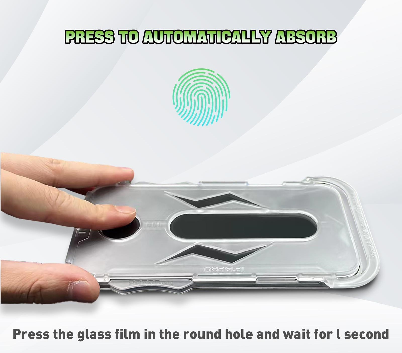 Kolay Uygulama Aparatlı 5D Full Koruyucu Magic  Glass  Cam