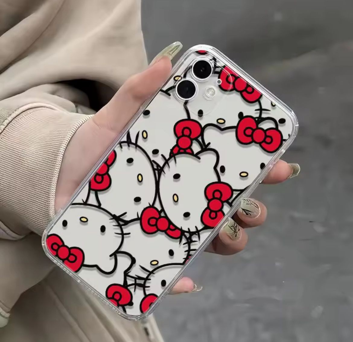 KİTTY 10 BASKILI ŞEFFAF TPU KORUYUCU KILIFLAR 