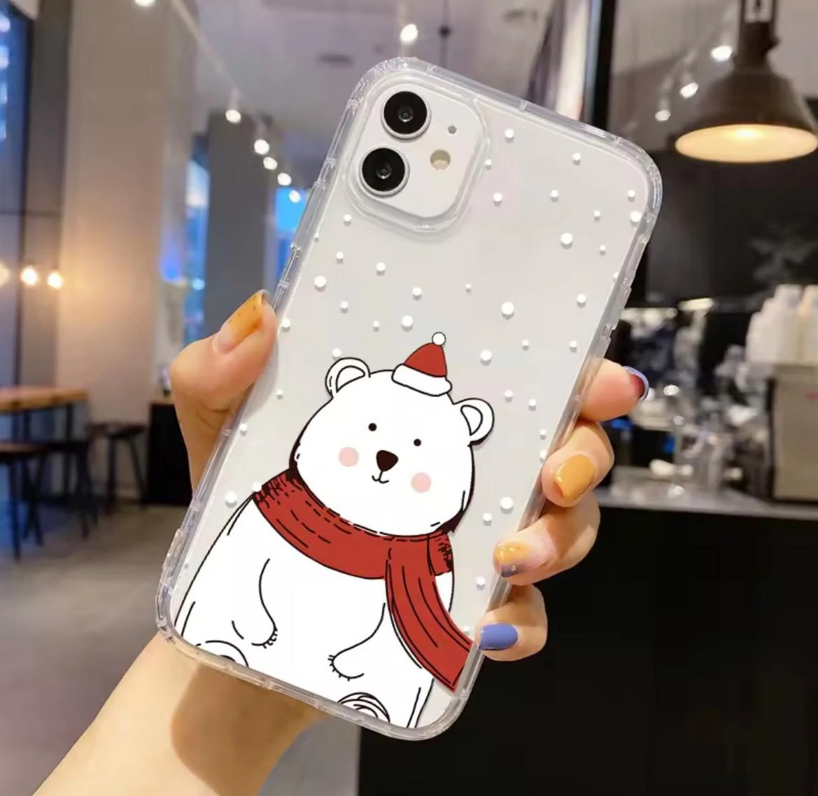 Fotojenik Kutup Ayısı Temalı Baskılı Şeffaf Tpu Koruyucu Kılıf 