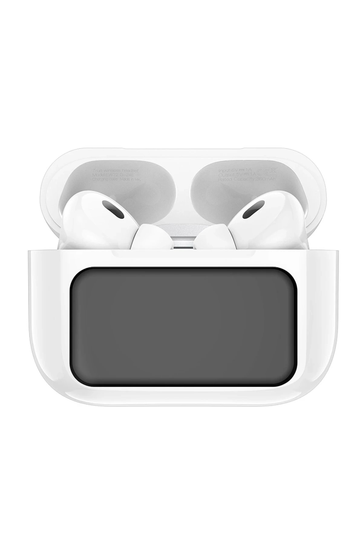 Hoco EW72 BT 5.4 Aktif Gürültü Engelleyici Özellikli Dijital Dokunmatik Ekranlı Airpods Bluetooth Kulaklık - Beyaz