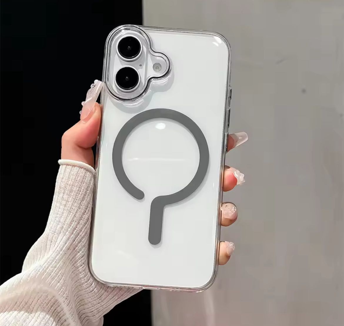 ŞEFFAF MİKA MAGSAFE SARJ ÖZELLİKLİ SARARMAZ SERT KILIFLAR 