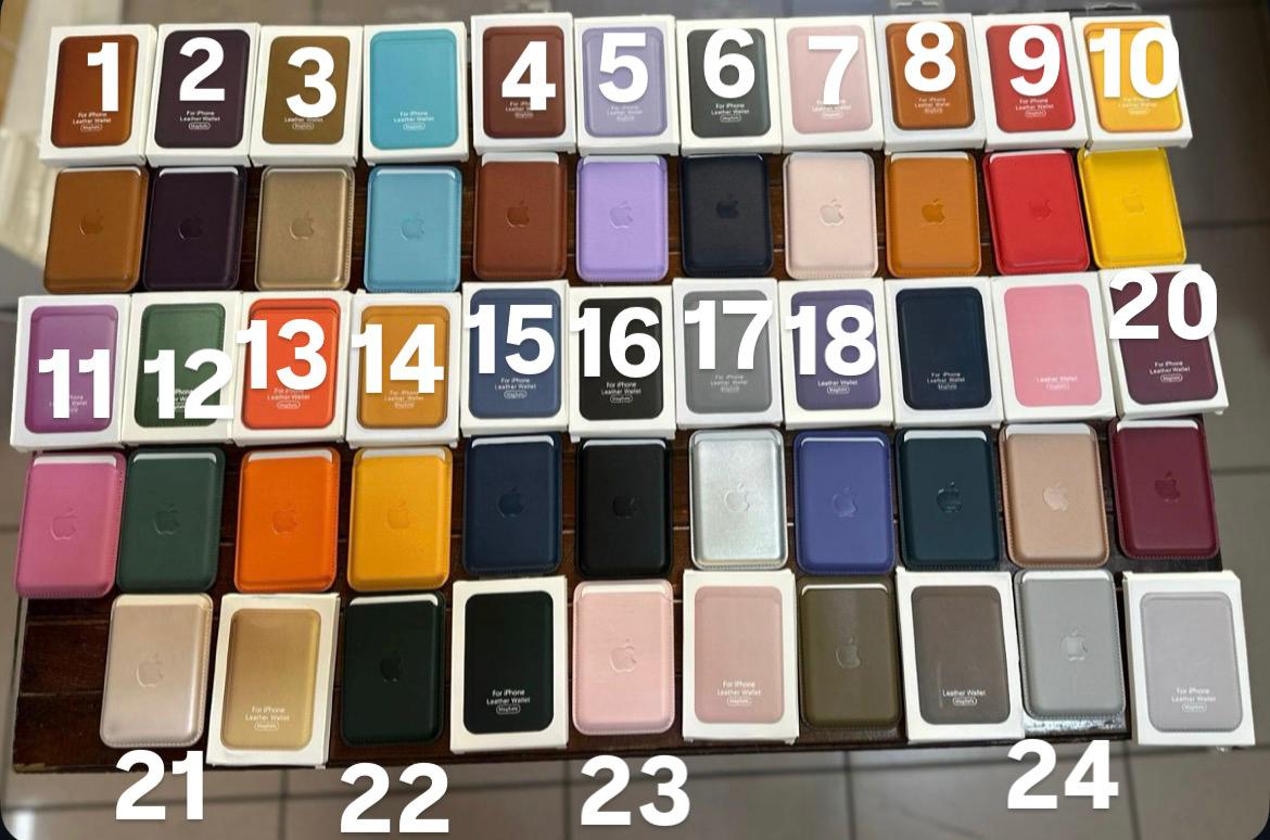 Deri Magsafe Kartlık Logolu 