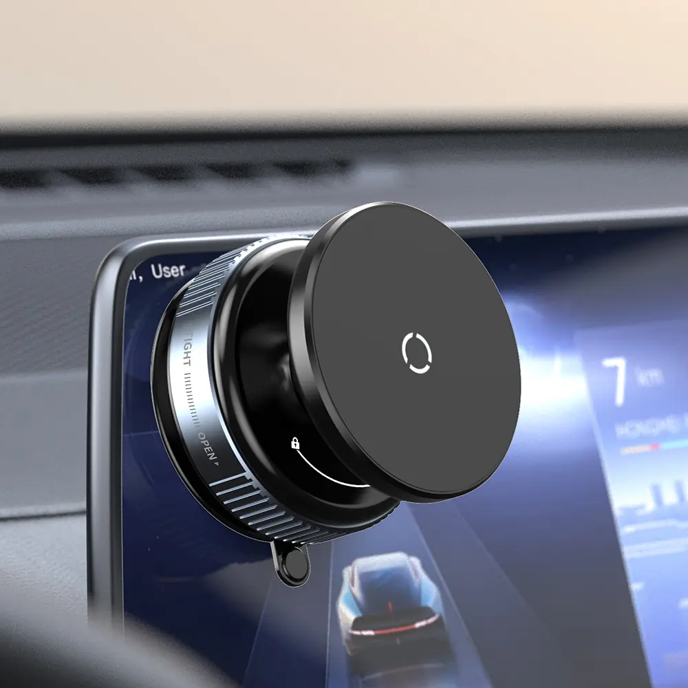 K009 K009 Vakum Özellikli Magnetik Telefon Tutucu