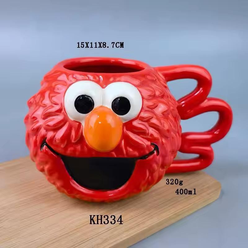 ELMO 3D SERAMİK 400 ML HEDİYELİK KUPA MUG 