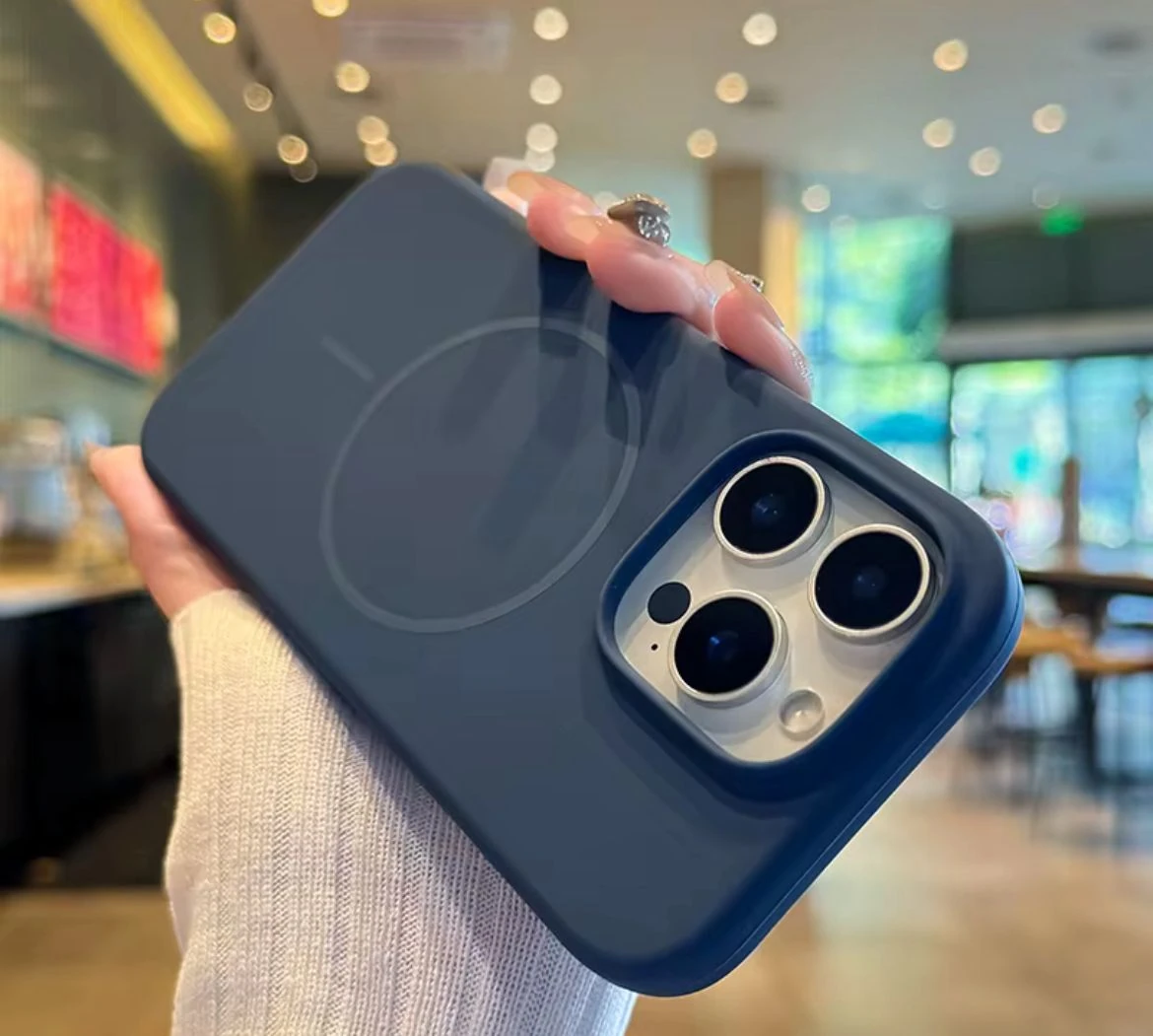 Deluxe Mat Silinebilir IC Magsafe Kamera Çıkıntılı Lansman Kılıflar 