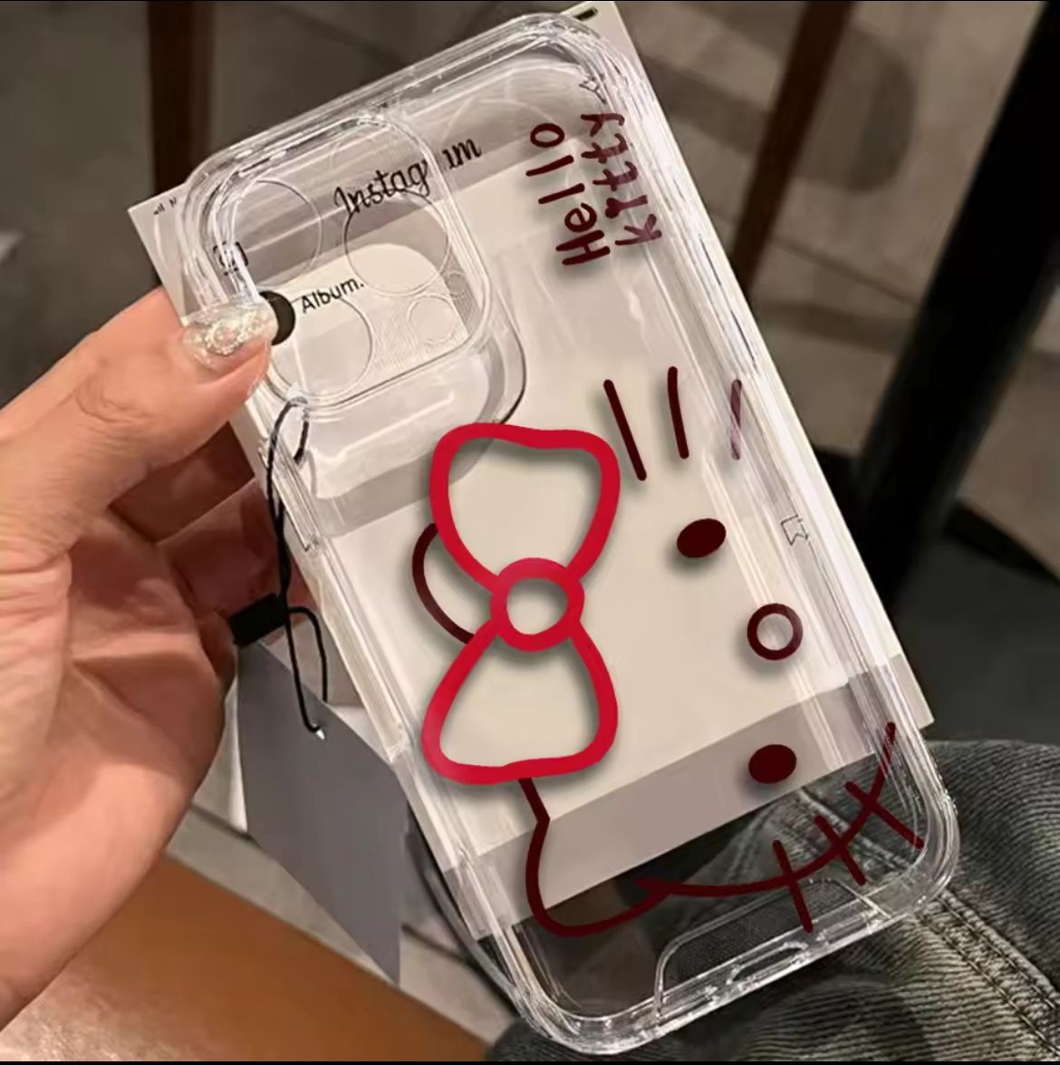 KİTTY 8 BASKILI ŞEFFAF TPU KORUYUCU KILIFLAR 