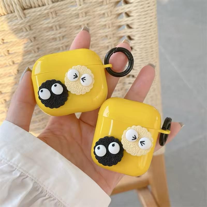 KURABİYE FİGÜRLÜ SARI AİRPODS KILIF 