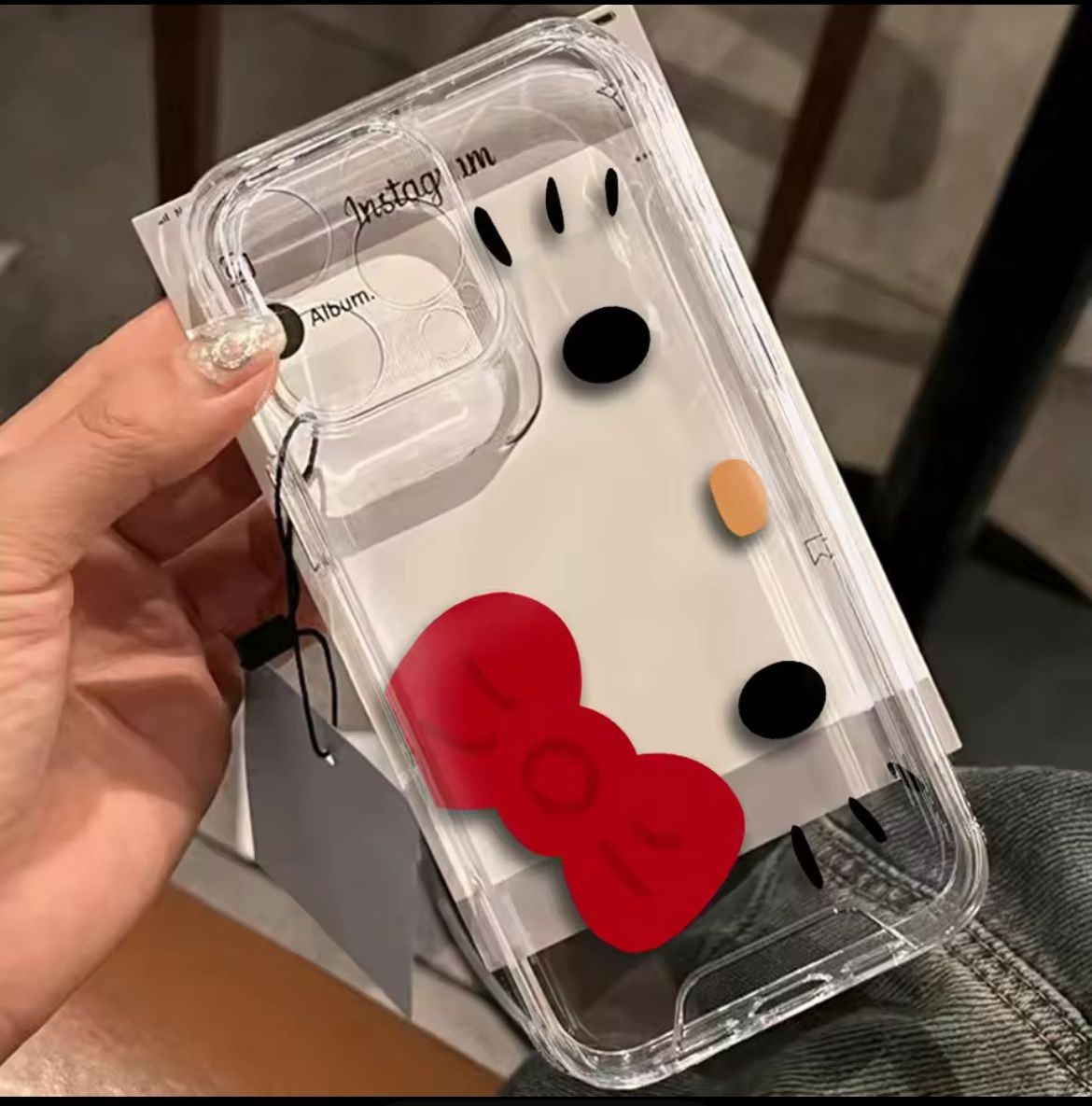KİTTY 9 BASKILI ŞEFFAF TPU KORUYUCU KILIFLAR 