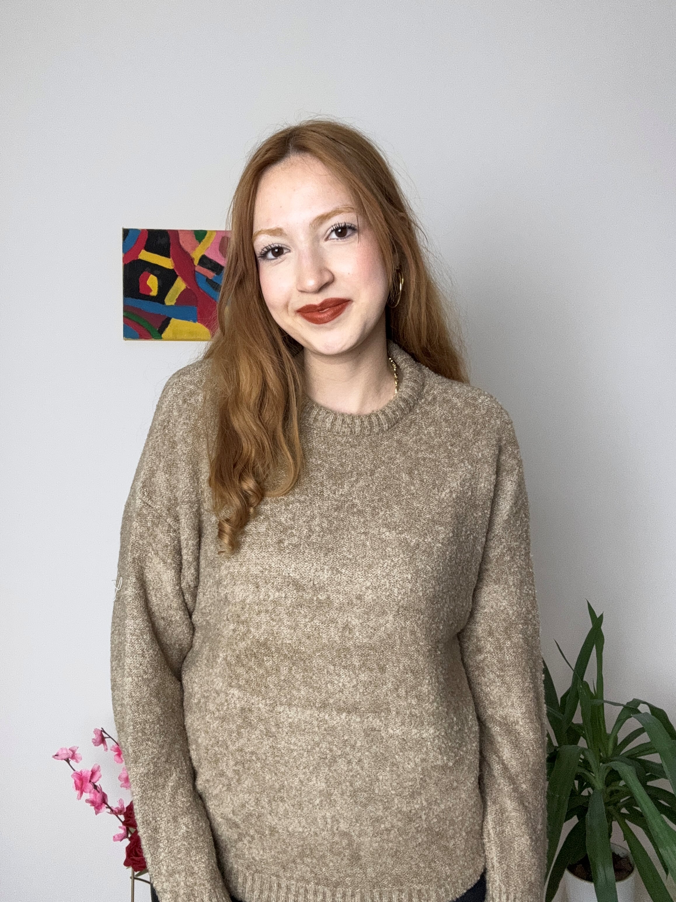 Balıkçı Yaka Bej Kazak