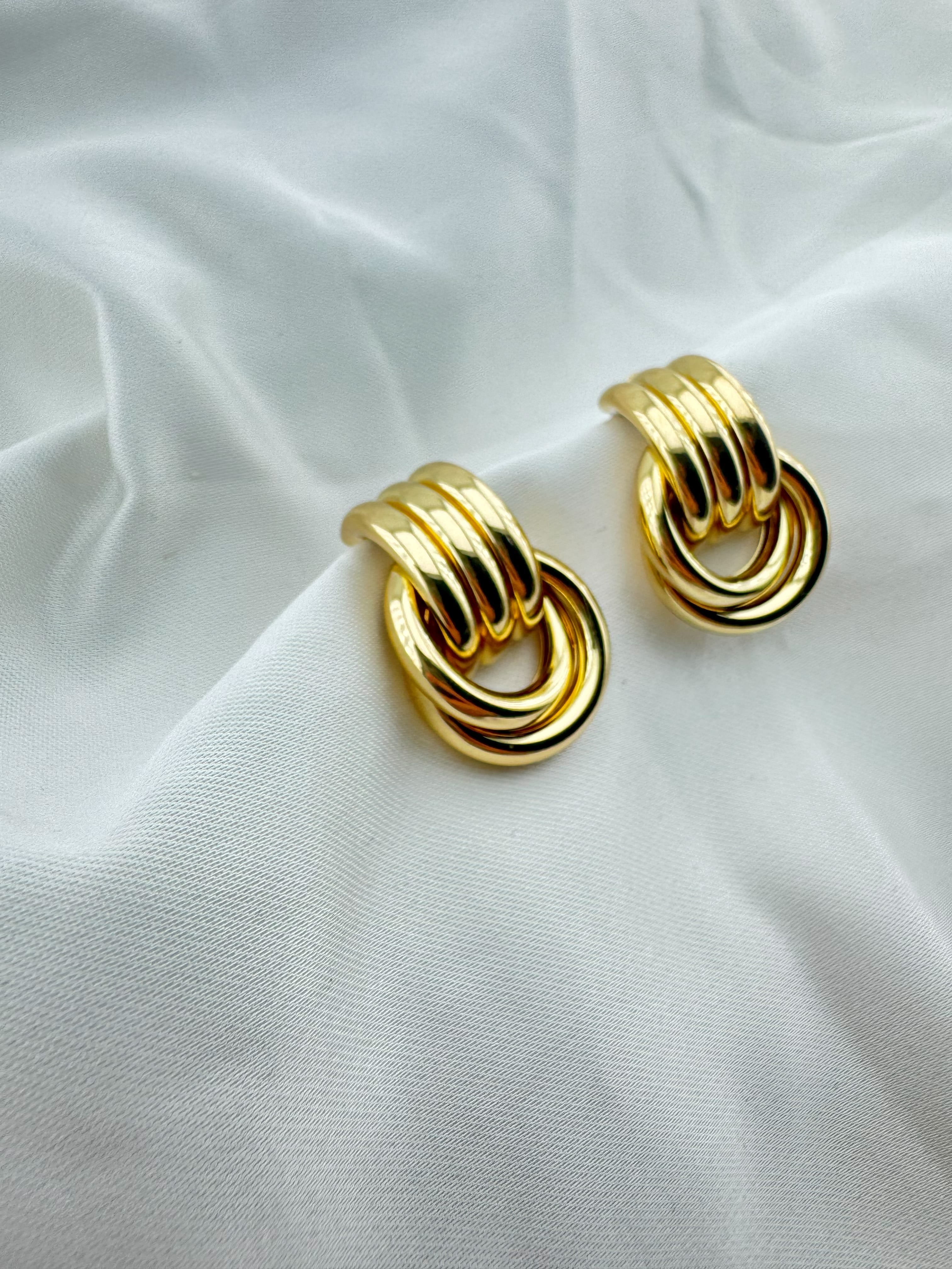 Altın Kaplama Çelik Küpe 