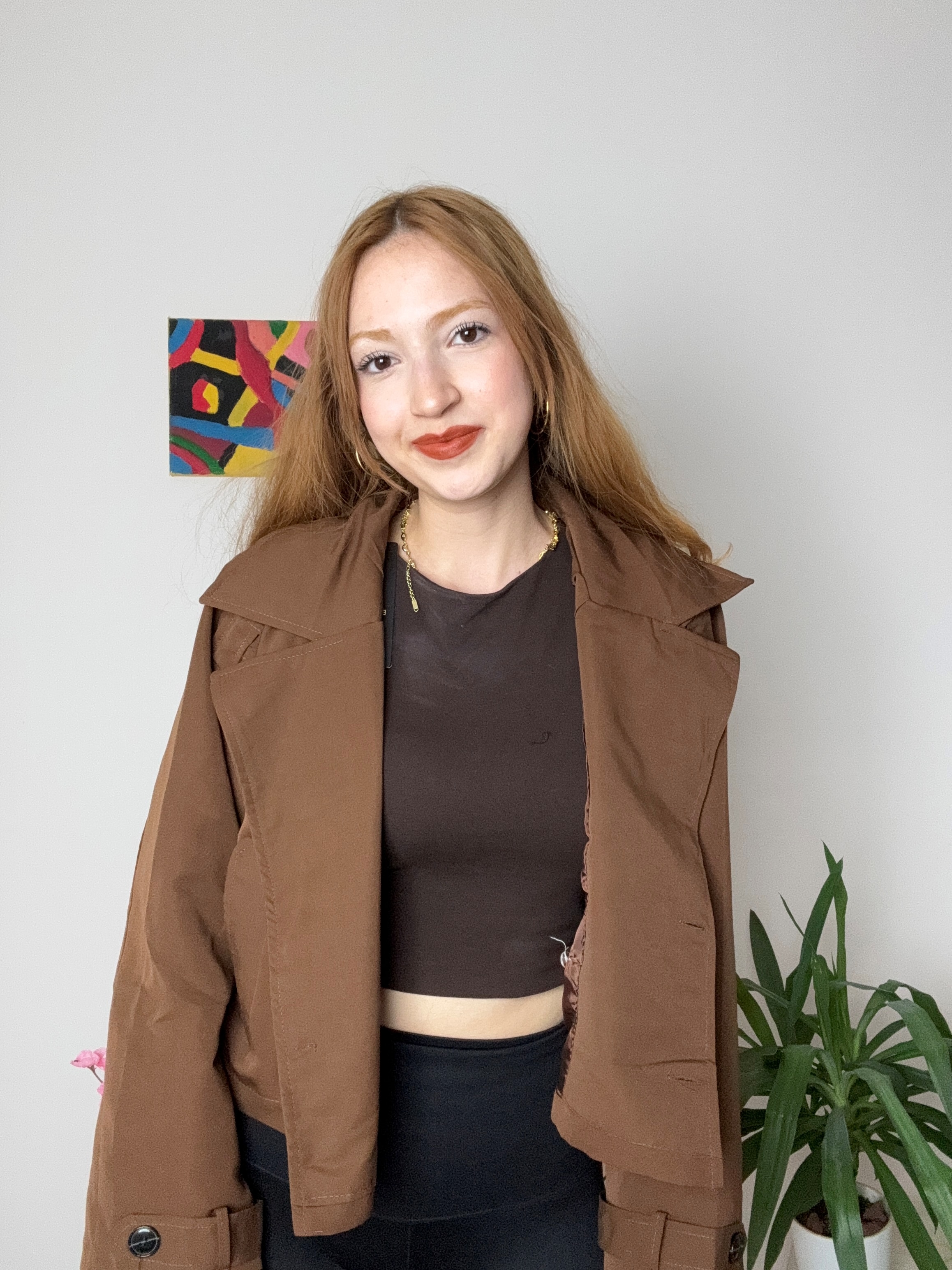 Kısa Taba Trençkot