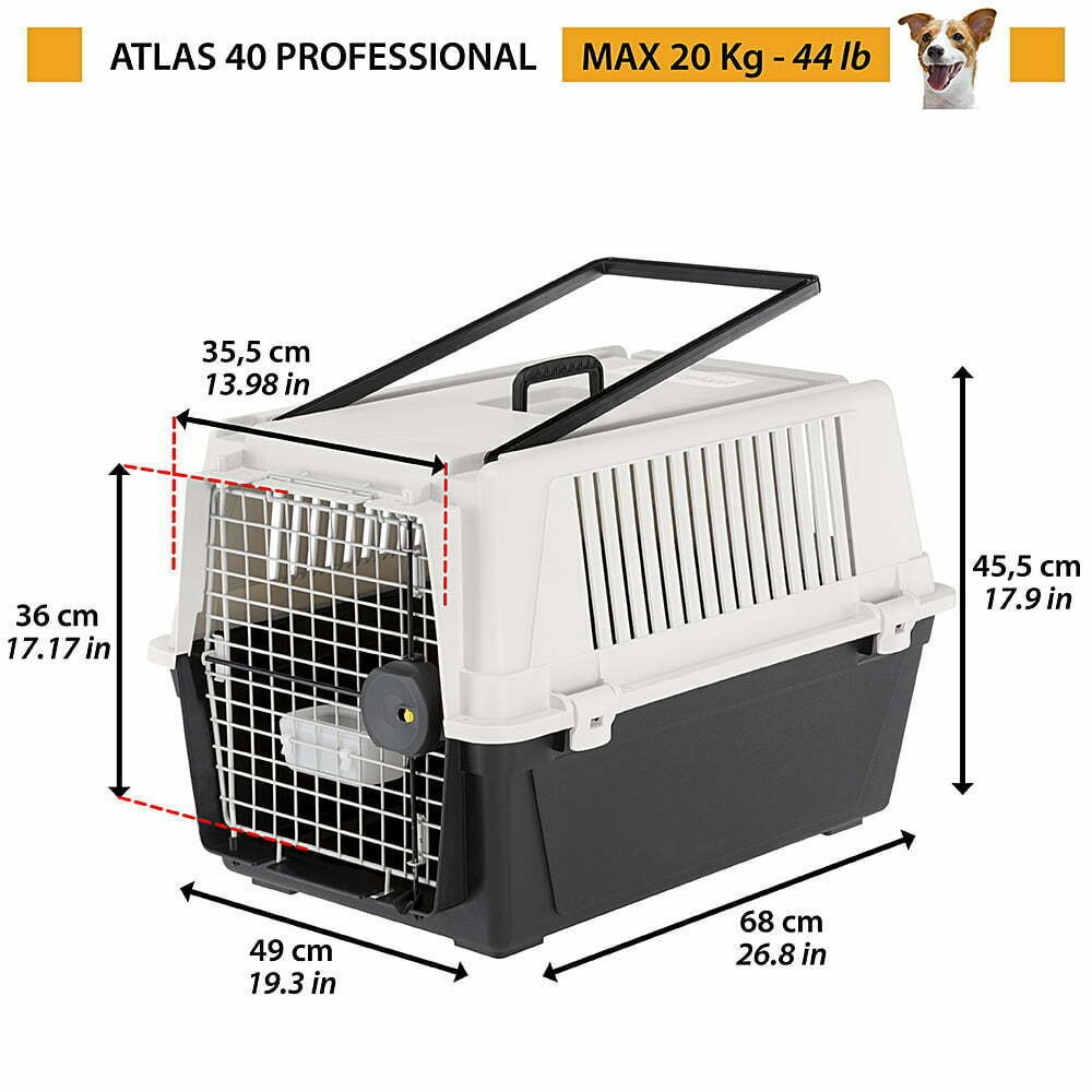 Ferplast Atlas 40 Köpek Taşıma Sepeti 69x49x45 Cm