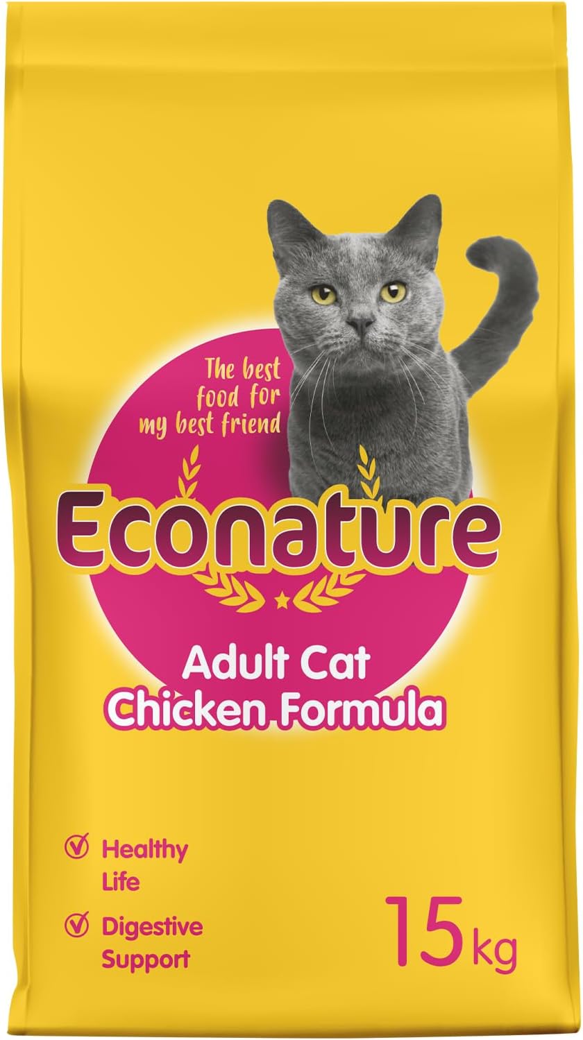 Econature Tavuklu Yetişkin Kedi Maması 15 Kg