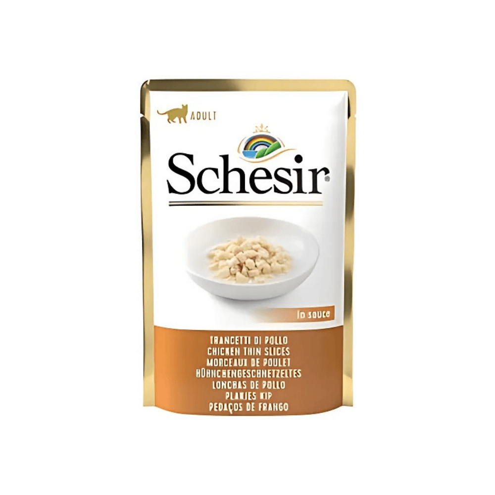 Schesir Kıyılmış Tavuk Etli Yetişkin Kedi Konservesi 85 Gr (6 Adet)
