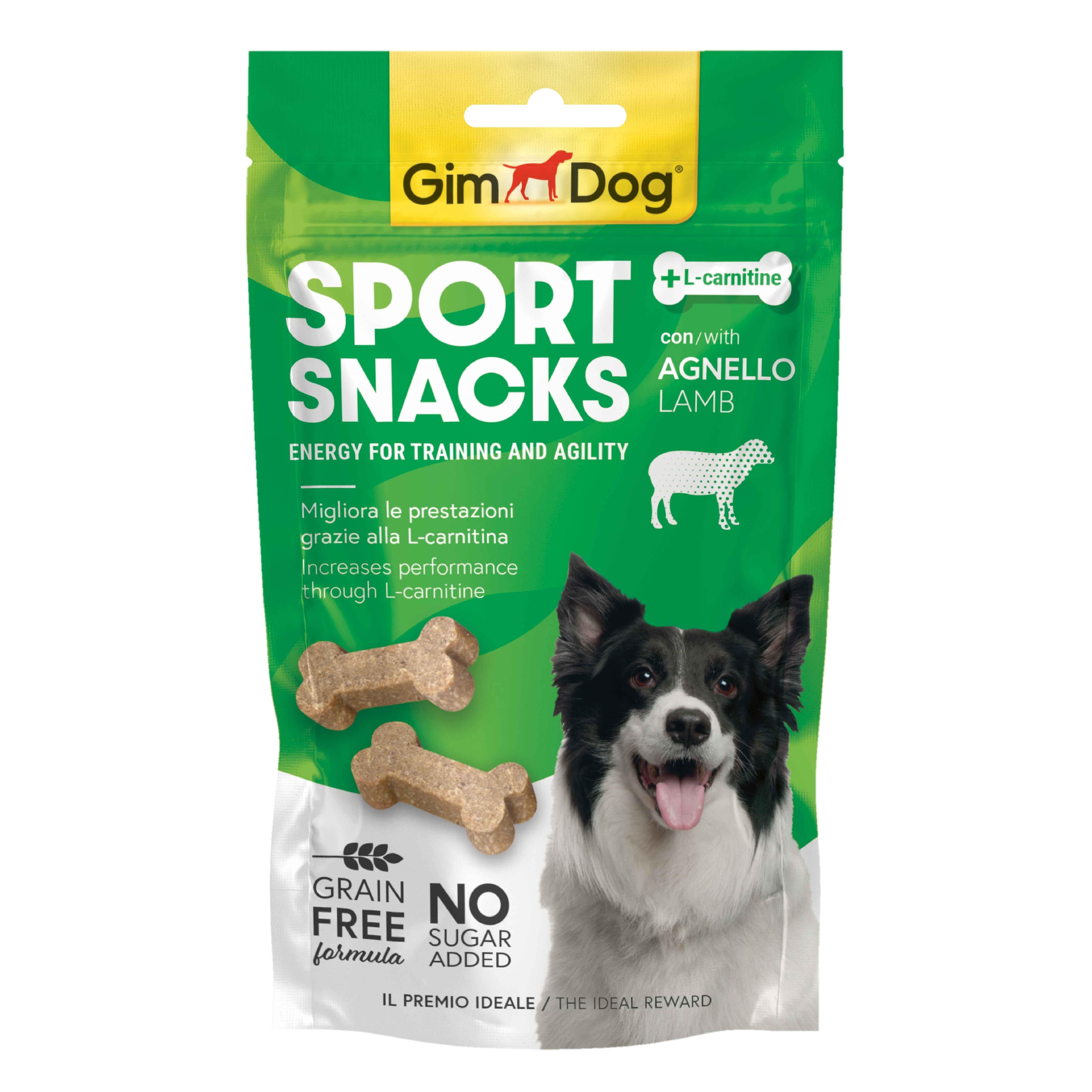 GimDog Sportsnacks Kuzu & L-Carnitinli Ödül Tableti 60 Gr