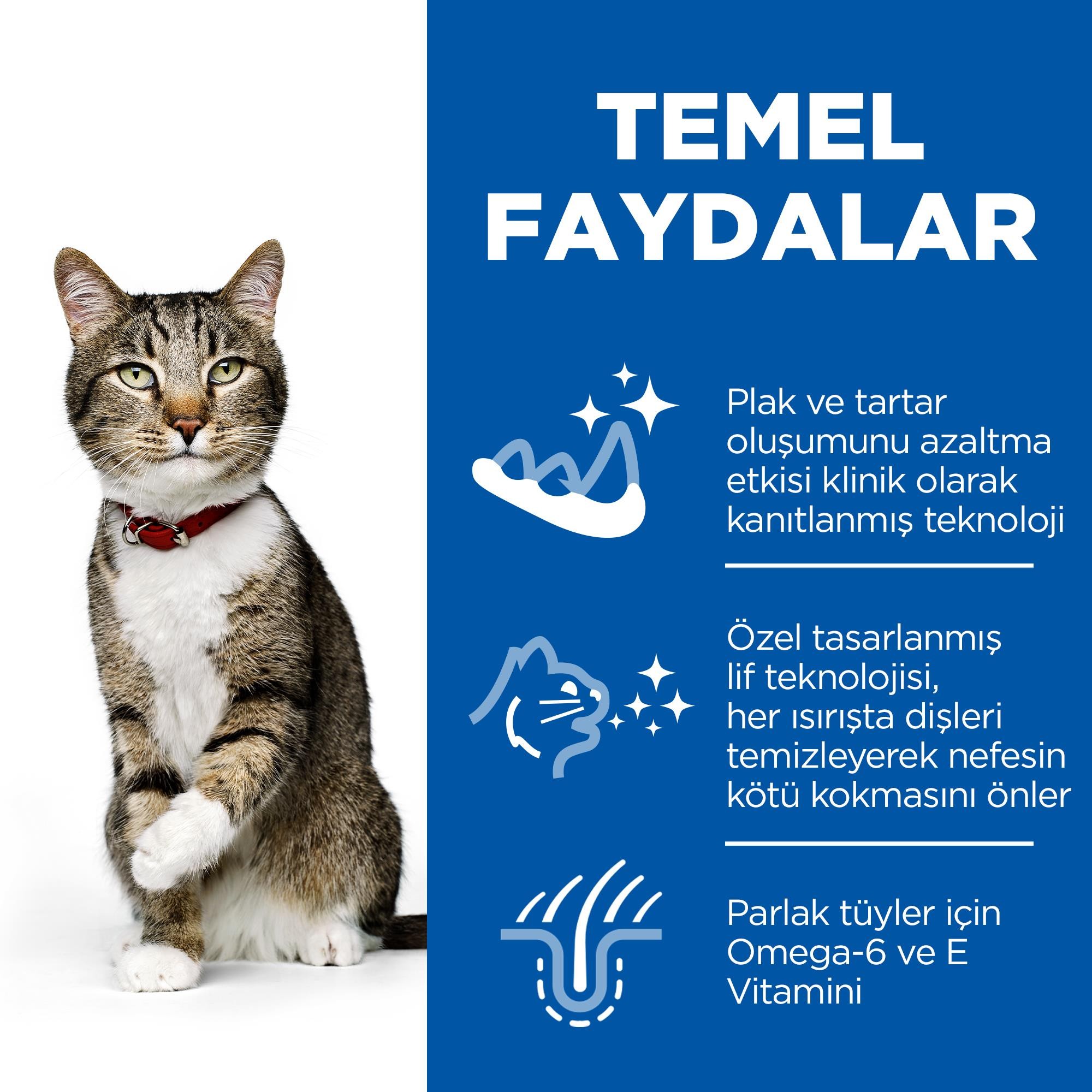 Hill's Oral Care Tavuk Etli Yetişkin Kedi Maması 1.5 Kg