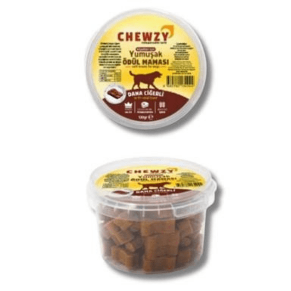 Chewzy Ciğerli Yumuşak Köpek Ödül Maması 130 GR