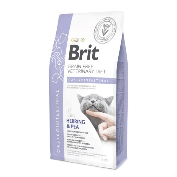 Brit Veterinary Diet Gastrointestinal Sindirim Sistemi Destekleyici Tahılsız Kedi Maması 5 Kg