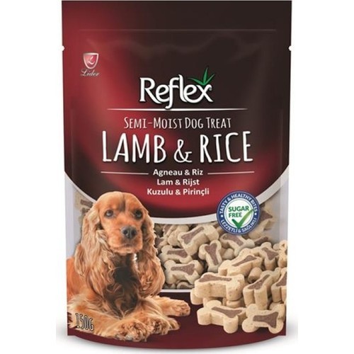 Reflex Semi Moist Kuzu Pirinçli Köpek Ödül Maması 150 Gr