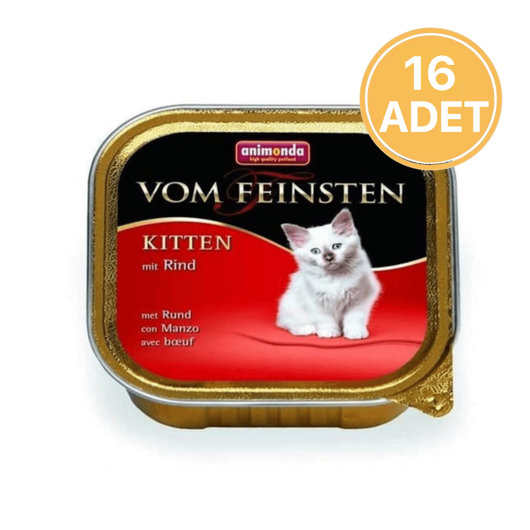 Animonda Kitten Sığır Etli Yavru Kedi Konservesi 100 Gr (16 Adet)