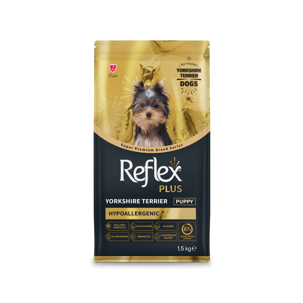 Reflex Plus Yorkshire Terrier Hipoalerjenik Tavuklu Yavru Köpek Maması 1,5 Kg